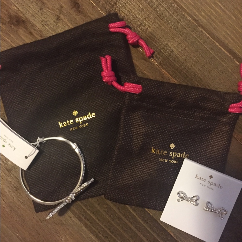 NEW Kate Spade Earrings and Bracelet